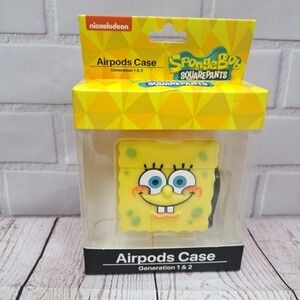 New In Box!  Culturefly AirPods Case - Generations 1 & 2 - SpongeBob SquarePants
